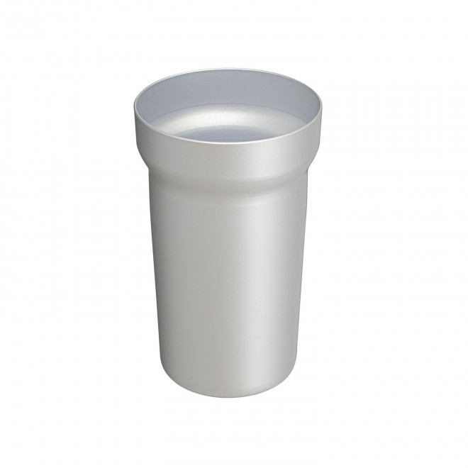 GOBELET PERSONNALISABLE EN ALU RECYCLE 40CL 'VIVERO' - argenté