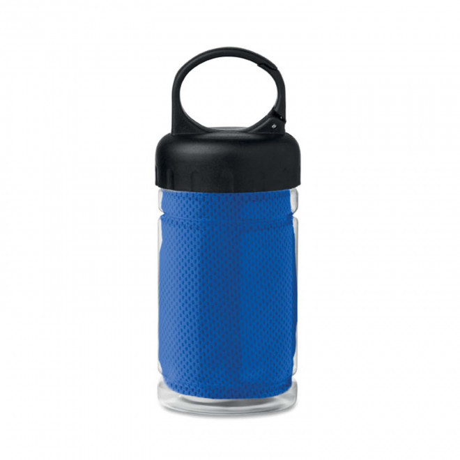 SERVIETTE DE SPORT PERSONNALISÉE 30x80 CM 'REFRESH' - bleu