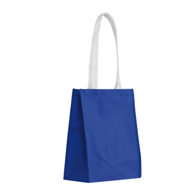 SAC SHOPPING BICOLORE ANSES LONGUES 'JUANA' - bleu royal