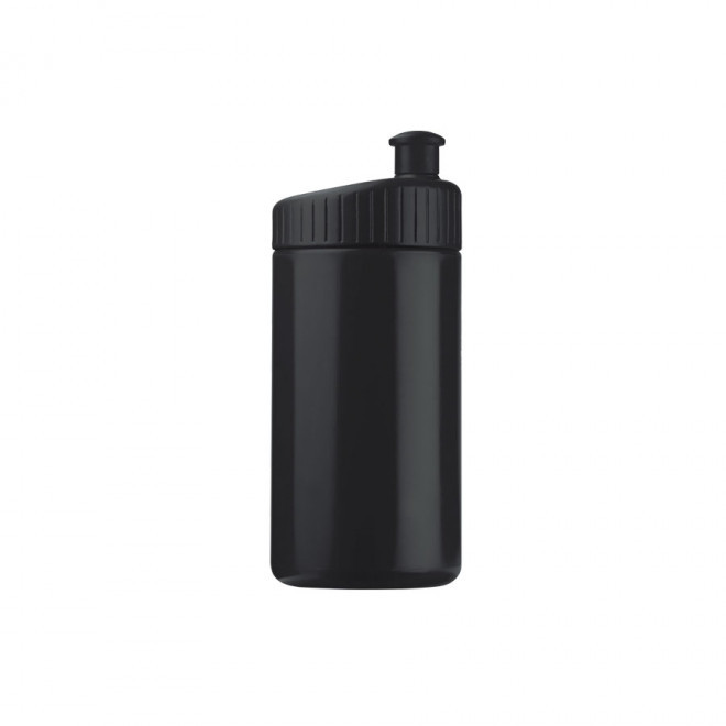 GOURDE DE SPORT PUBLICITAIRE 500ML OPAQUE COLORE 'TRAIL' - noir