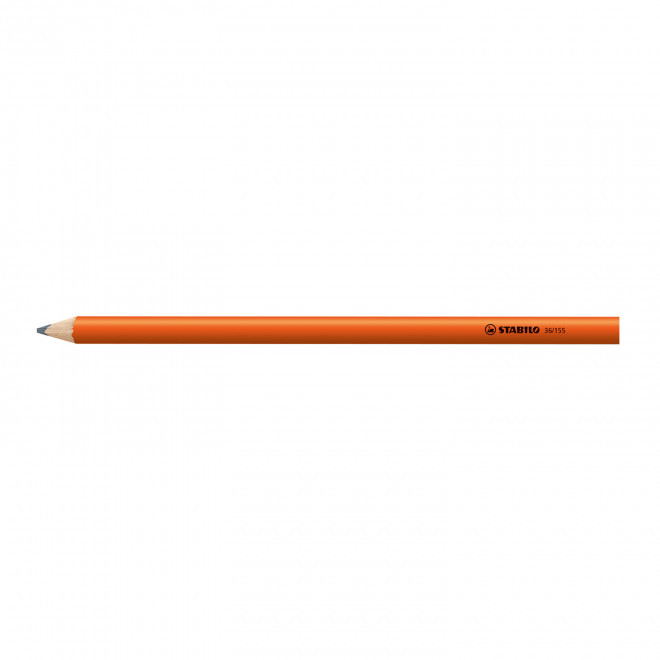 CRAYON CHARPENTIER PERSONNALISABLE 'CHARPOPRO' - orange néon