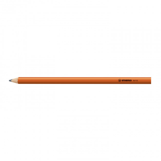 CRAYON CHARPENTIER PERSONNALISABLE 'CHARPOPRO' - orange foncé