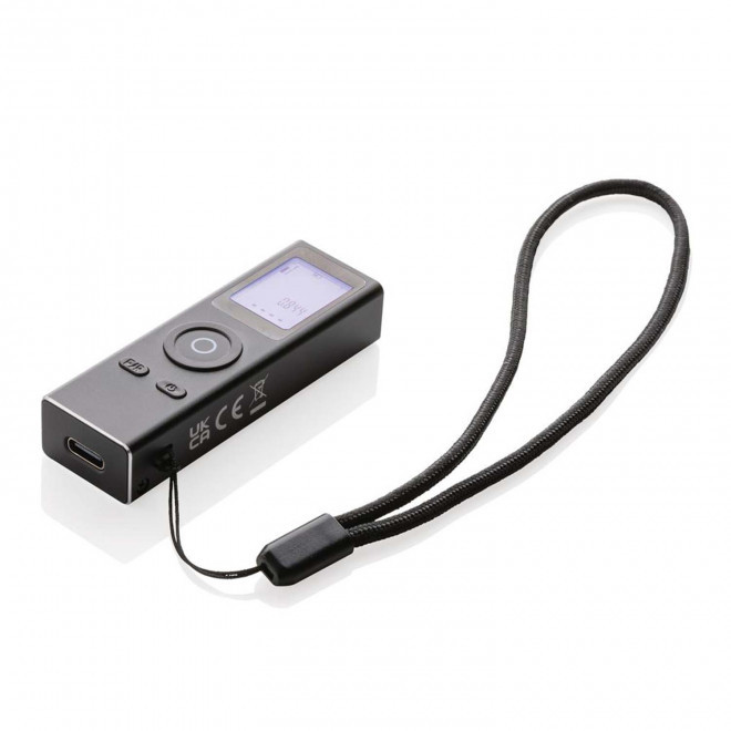 METRE LASER PERSONNALISABLE 30 METRES 'LASORA RCS' - noir