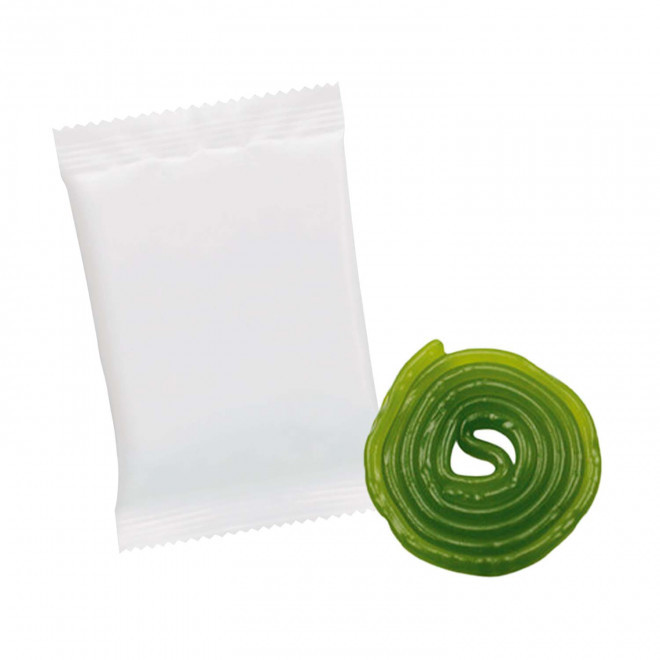 LOT 100 SACHETS PERSONNALISABLE ROULEAU ROTELLA HARIBO®  - pomme
