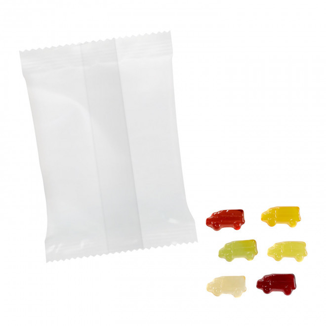 BONBONS GOMME DE FRUITS PERSONNALISABLE 'PIMPY'  - camion