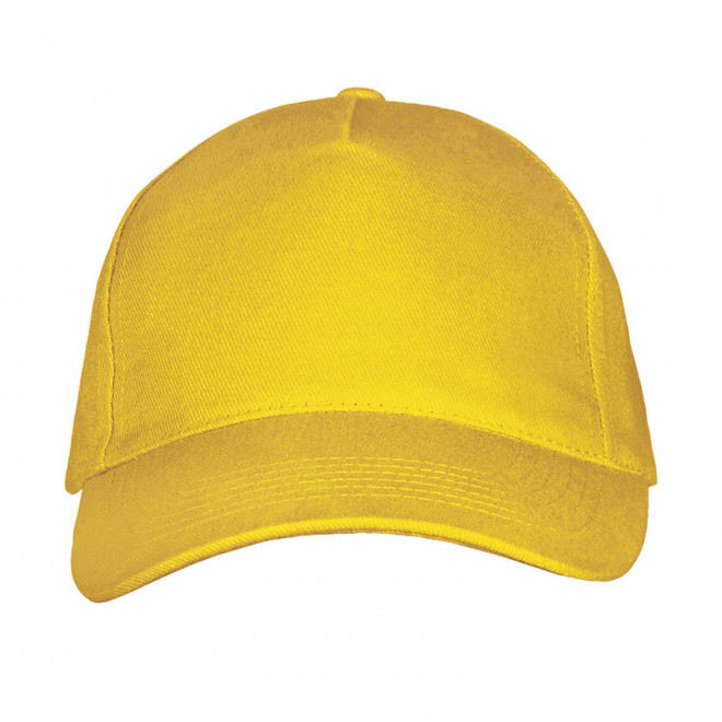 CASQUETTE PERSONNALISEE 'LONG BEACH' 260 GR/M² - jaune