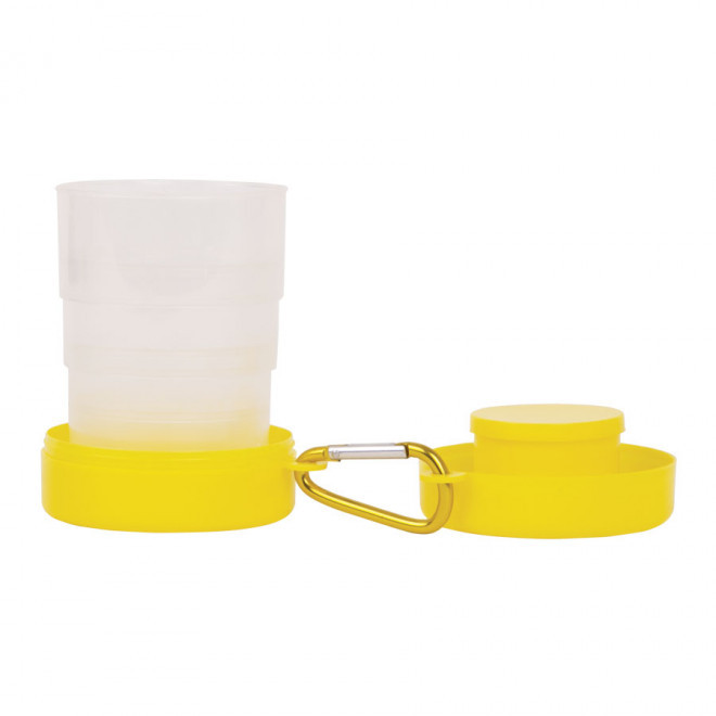 GOBELET PUBLICITAIRE PLIABLE 'PESSOA' - jaune