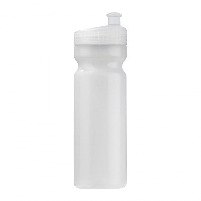 GOURDE DE SPORT PERSONNALISÉE 750ML TRANSLUCIDE 'TRAIL'  - blanc