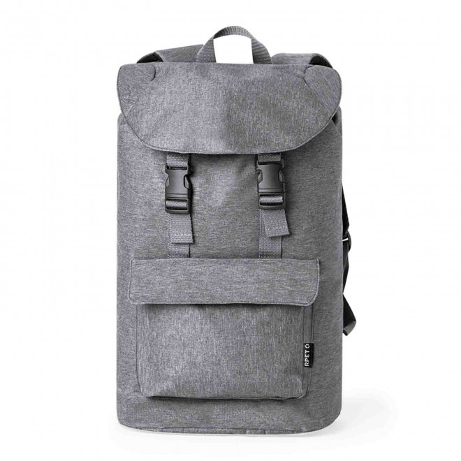 SAC A DOS PERSONNALISABLE RPET 'MONTAZ' - gris