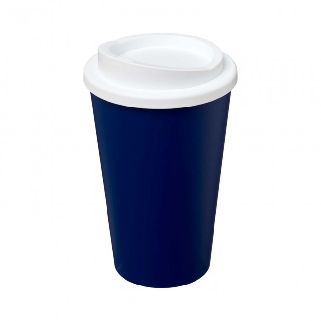 GOBELET ISOTHERME PERSONNALISABLE AMERICANO® 'IBON' - blanc/bleu