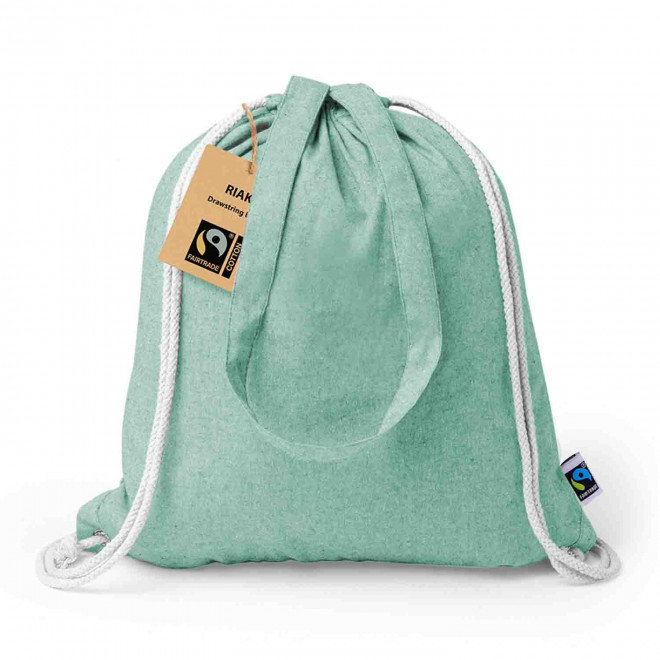 SAC A DOS PERSONNALISABLE  'IPORA FAIRTRADE' - vert