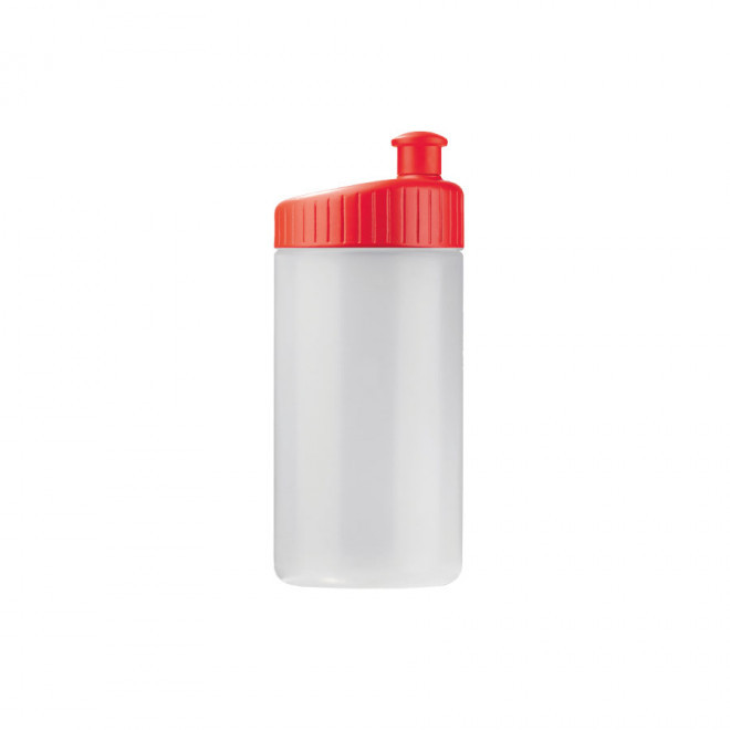 GOURDE DE SPORT PUBLICITAIRE 500ML TRANSLUCIDE 'TRAIL' - rouge