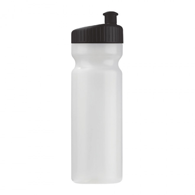 GOURDE DE SPORT PERSONNALISÉE 750ML TRANSLUCIDE 'TRAIL'  - noir