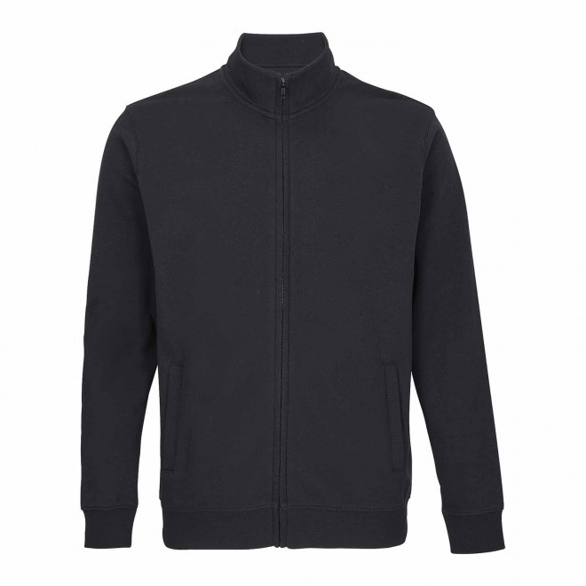 SWEAT ZIPPE PERSONNALISABLE MIXTE 'COOPER' - noir
