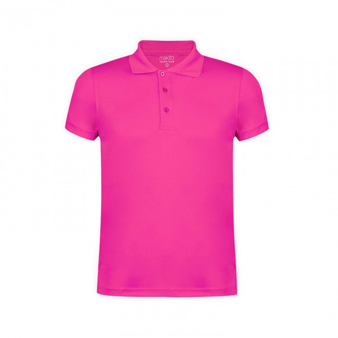POLO SPORT MIXTE PERSONNALISABLE 'TAGODA' - fuchsia