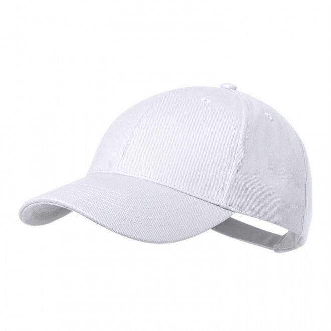 CASQUETTE PERSONNALISABLE 'CALYPSA BIO 6' - blanc