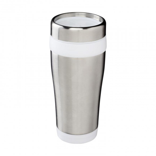 MUG ISOTHERME PERSONNALISABLE 'PYRENEES RECYCLE' - blanc