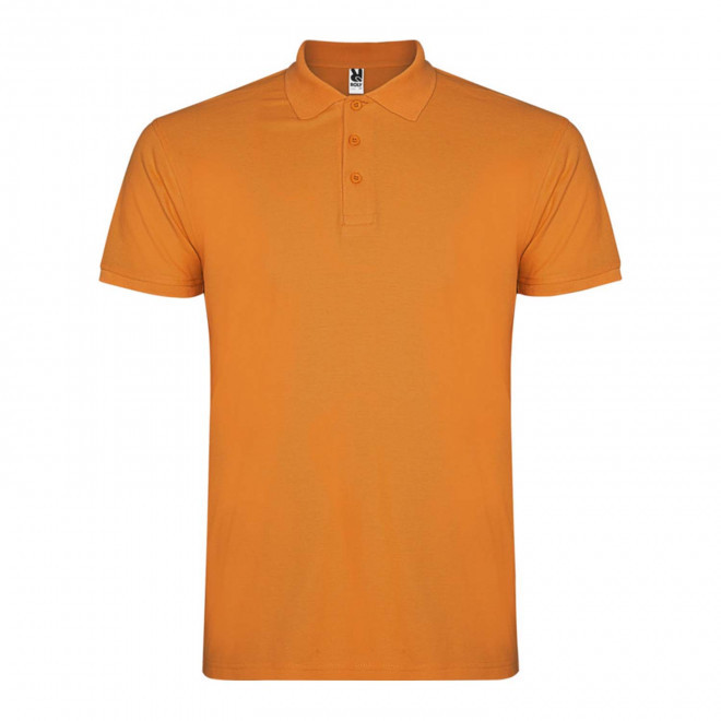RAPIDE 4J - POLO PERSONNALISABLE MC HOMME 'STARLO' - orange