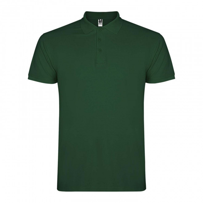 RAPIDE 4J - POLO PERSONNALISABLE MC HOMME 'STARLO' - vert bouteille