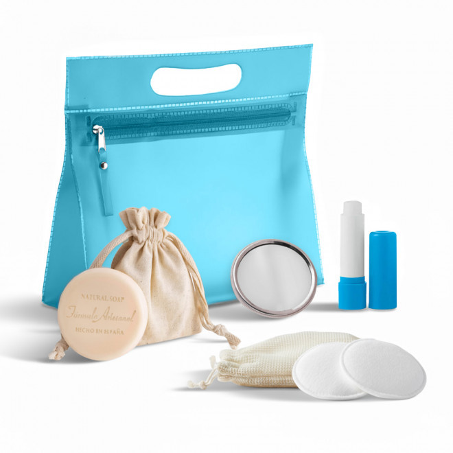 SET TROUSSE ET ACCESOIRES PERSONNALISABLE 'MOONSET' - bleu