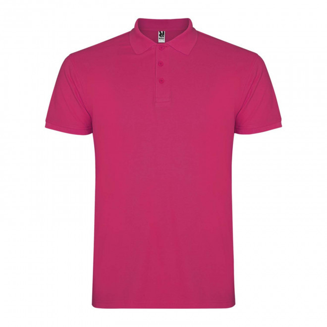 RAPIDE 4J - POLO PERSONNALISABLE MC HOMME 'STARLO' - fuchsia