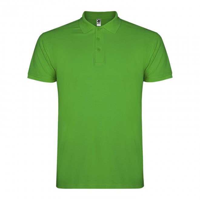 RAPIDE 4J - POLO PERSONNALISABLE MC HOMME 'STARLO' - vert prairie
