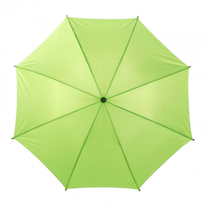 RAPIDE 4J - PARAPLUIE PUBLICITAIRE AUTOMATIQUE CANNE BOIS 'DUNDEE' - vert clair