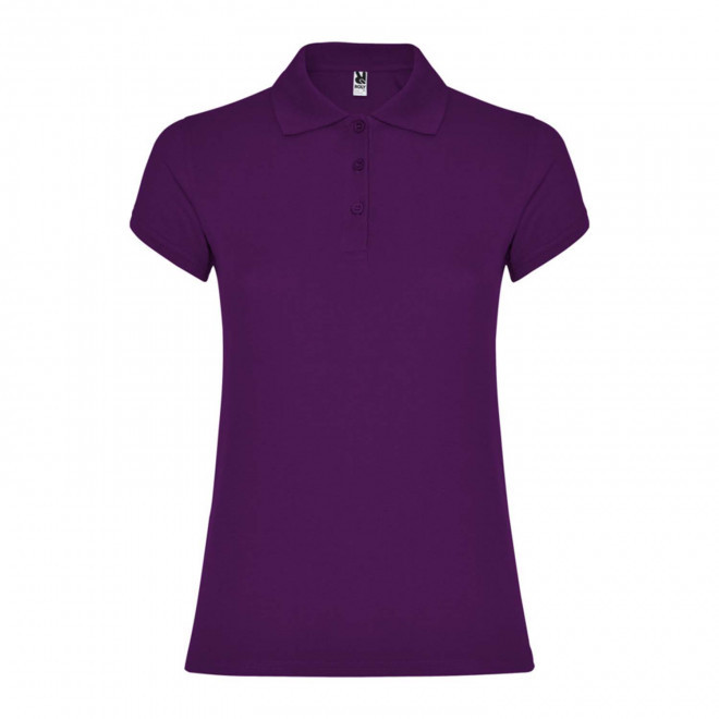 RAPIDE 4J - POLO PERSONNALISABLE MC FEMME 'STARLO' - violet