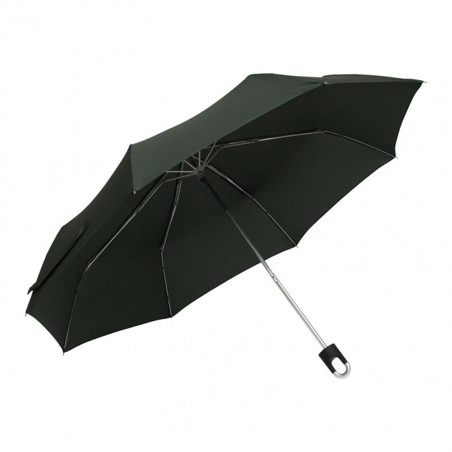 PARAPLUIE PLIABLE PERSONNALISABLE MOUSQUETON 'TWISTA' - vert foncé