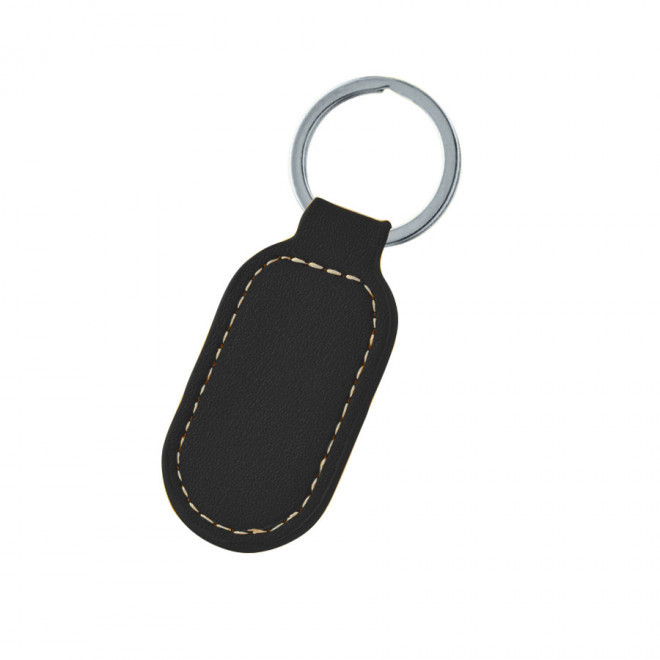 PORTE-CLÉS PUBLICITAIRE OVALE 'CAMARA' - gris