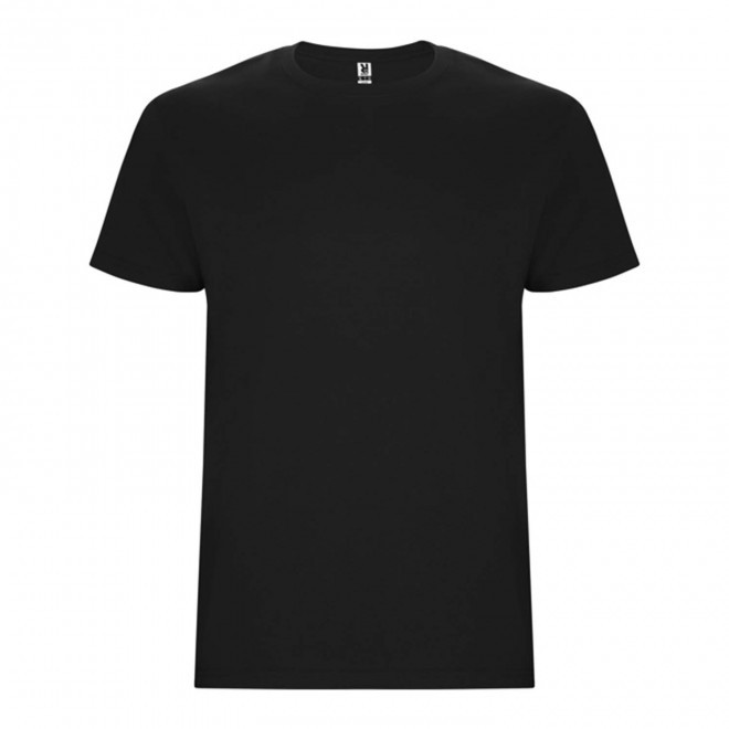TEE-SHIRT PERSONNALISABLE MIXTE COULEUR 'STAFFY' 190 GR/M² - noir
