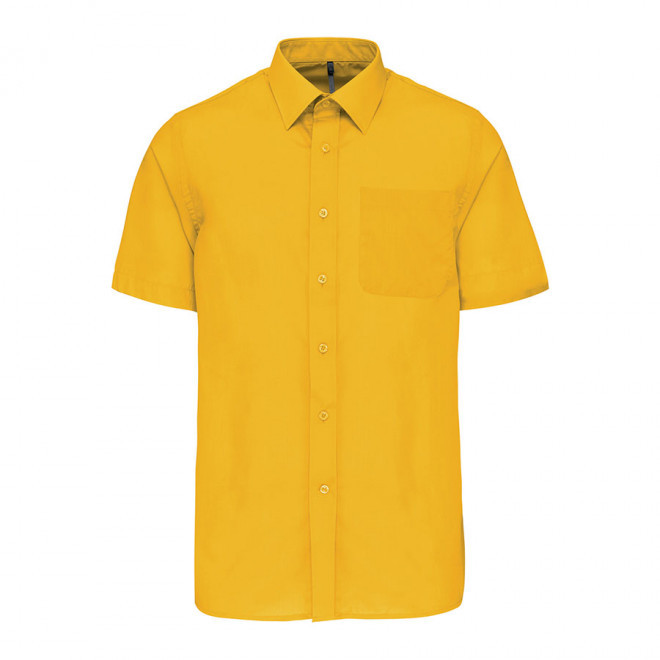 CHEMISE MANCHES COURTES PUBLICITAIRE HOMME 'KARIBAN' - yellow