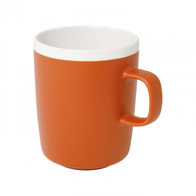 MUG CERAMIQUE PERSONNALISABLE MATE 350 ML 'LILA' - orange