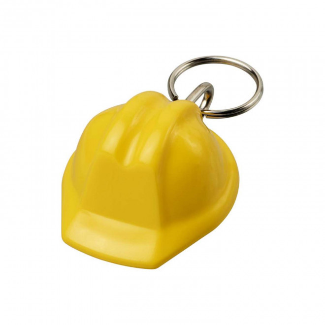 PORTE-CLES CASQUE PERSONNALISABLE 'KASKI RECYCLE' - jaune