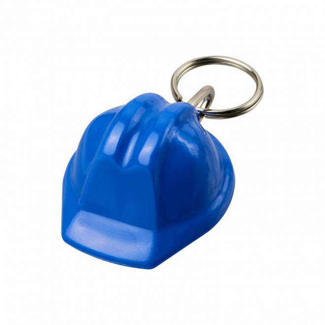 PORTE-CLES CASQUE PERSONNALISABLE 'KASKI RECYCLE' - bleu