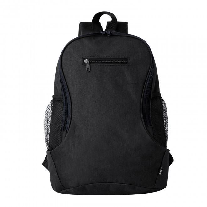 SAC A DOS PERSONNALISABLE 'CALAS RPET' - noir