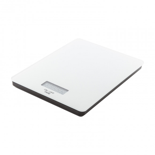 BALANCE CUISINE PERSONNALISABLE VERRE 'MUKAY' - blanc