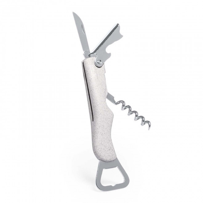 SOMMELIER EN PAILLE BLE PERSONNALISABLE 'BRENTON' - naturel