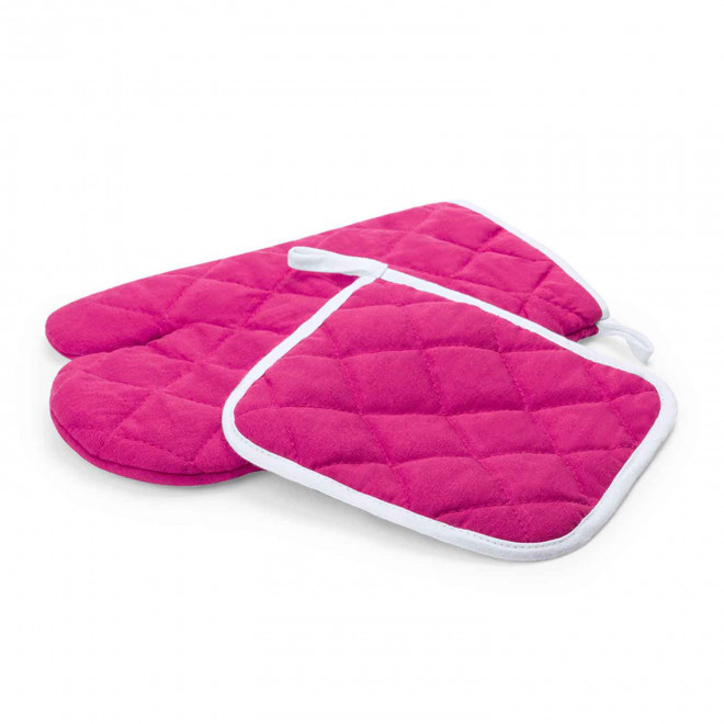SET DE 2 MANIQUES PERSONNALISABLE 'GRYTA' - fuchsia