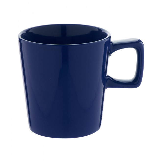 MUG CERAMIQUE PERSONNALISABLE 280 ML 'KERAMI' - bleu foncé