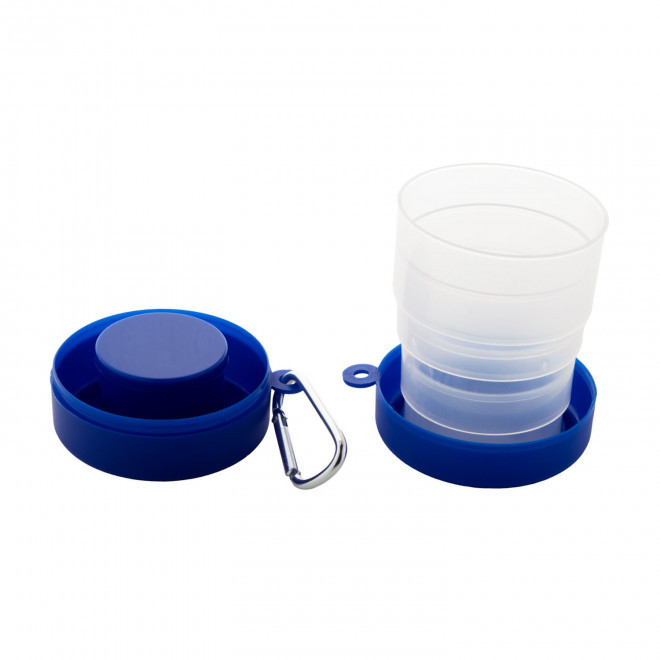 GOBELET PLIABLE PERSONNALISABLE 'PESSOA RPET' - bleu