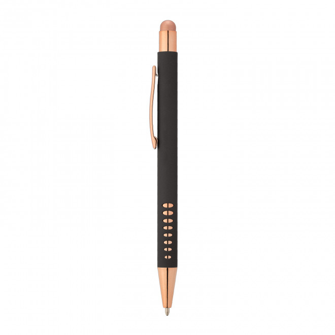STYLO PERSONNALISABLE 'SOFTLY TOUCH DOT' - noir