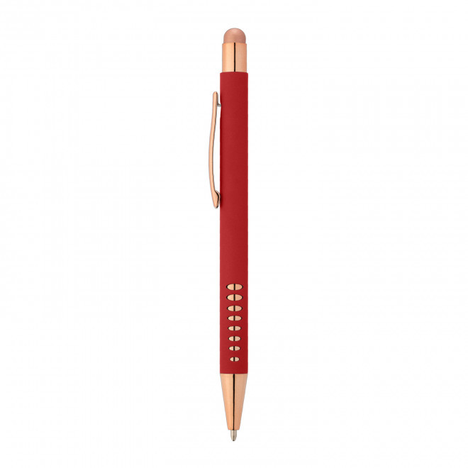 STYLO PERSONNALISABLE 'SOFTLY TOUCH DOT' - rouge