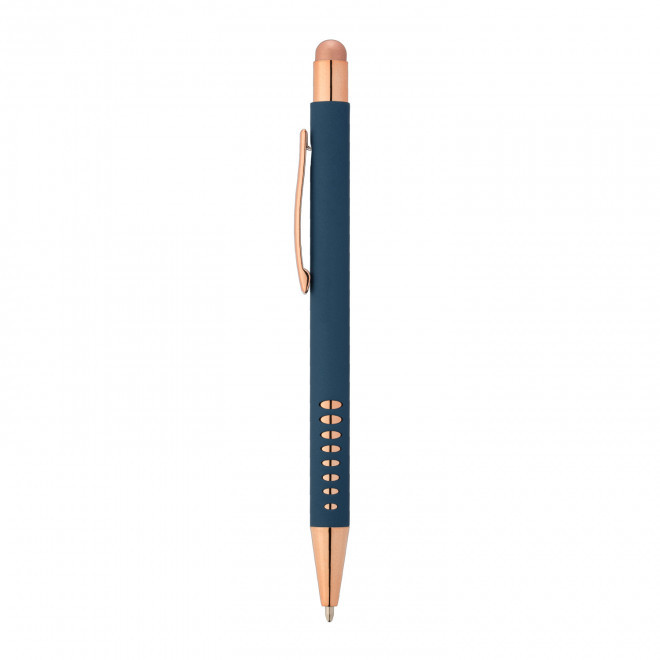 STYLO PERSONNALISABLE 'SOFTLY TOUCH DOT' - marine