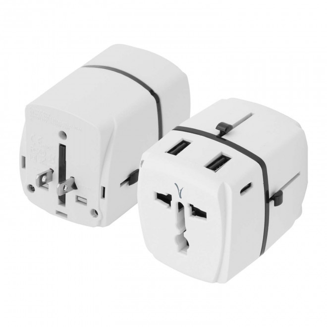 ADAPTATEUR UNIVERSEL PERSONNALISABLE 'YOUNIVERS' - blanc