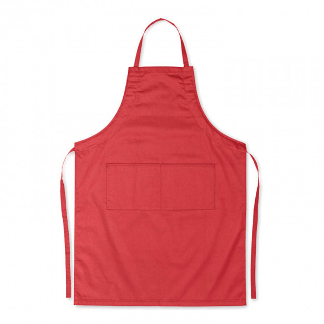 TABLIER PERSONNALISABLE 'CHEF AJUSTABLE' - rouge