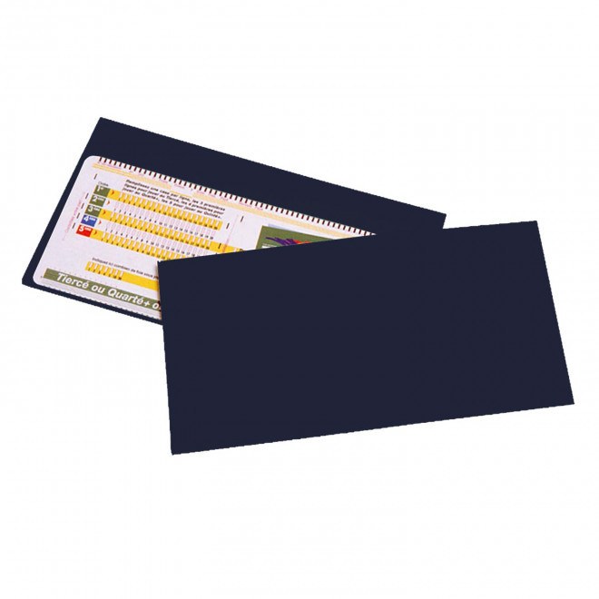 POCHETTE PMU PERSONNALISABLE 'LUCKY LUCK RECYCLE' - marine