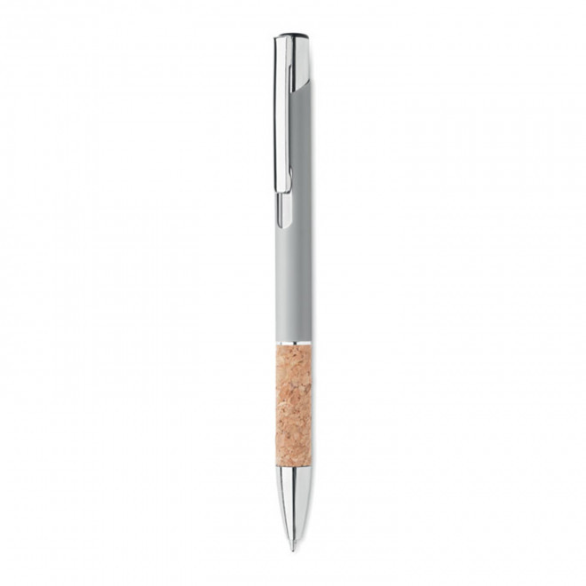 STYLO PERSONNALISABLE 'JUSTO' - argenté mat