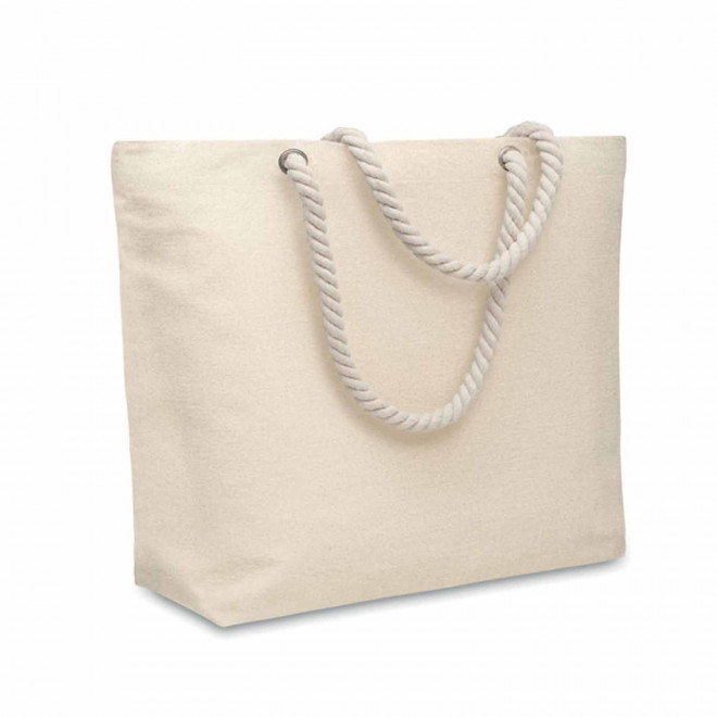 SAC DE PLAGE PERSONNALISABLE COTON 'IBIZA COTON RECYCLE' - beige