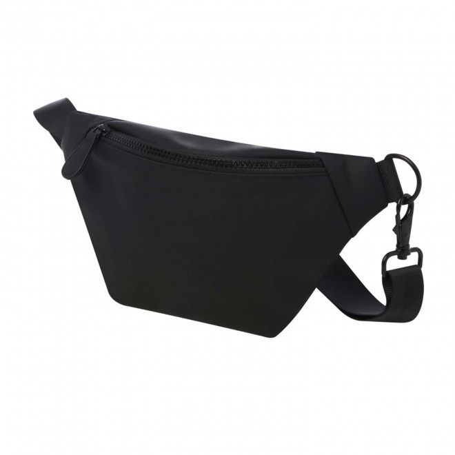 SAC BANANE PERSONNALISABLE EN PU RECYCLE 'TURNY' - noir